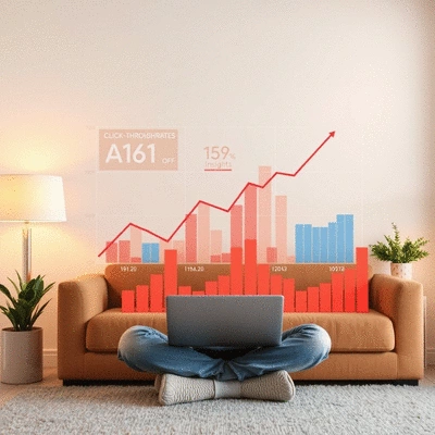 Visual insights on click-through rates